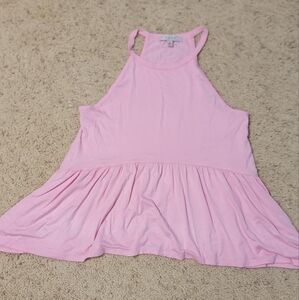 Pink baby doll top